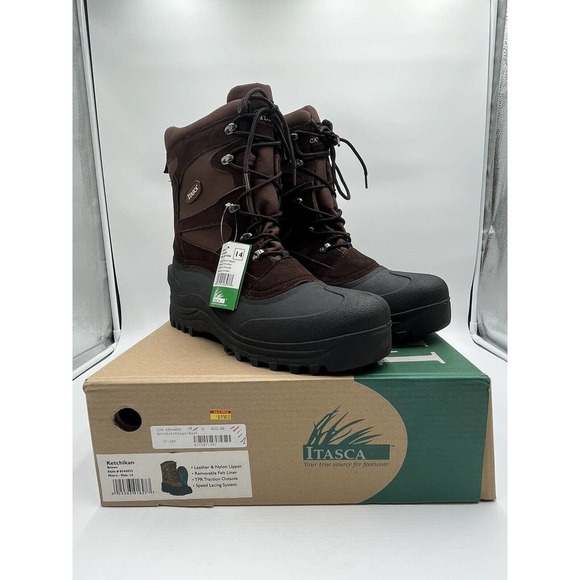 NEW Itasca KETCHIKAN Men's Work Boot Brown US Size 14 6544055 - Picture 10 of 10